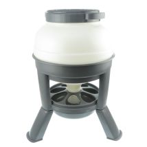 Animallparadise - Mangeoire En Plastique Sur Pieds, 20 Litres, Pour Poules