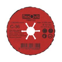 Disque Abrasif Appliqué Fibreflex - Ø125 Mm - Grain 36 Flexovit