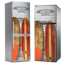 Mega Decor - Aprint Decor Vinilo Adhesivo Decorativo Para Nevera Con Diseño Surfero, Varias Medidas, 185cm X 60cm