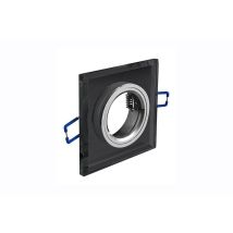 Brillante Faretto Da Soffitto - Da Incasso - Vetro - Nero - 9 X 9 Cm Gtv Lighting