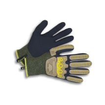 Treadstone – Ultimate Cut Resistant Gloves – Nitrile Coating, TPR Pads – Sizes: Medium, Large