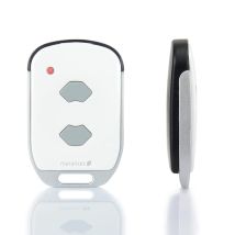 Marantec 101115 Trasmettitore Manuale, Piccolo Telecomando A 2 Canali, Apriporta Azionamento Della Porta Del Garage, Bianco