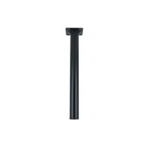 4 X Piedini Acciaio D. 30 X H 100 Mm Nero