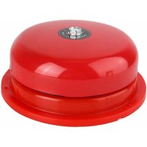 Timbre Eléctrico De Acero Inoxidable De 100 Db Con Cierre Interno De 6 Pulgadas Para Alarma De Incendio, Evacuación De Emergencia, Escuela Y Estación 
