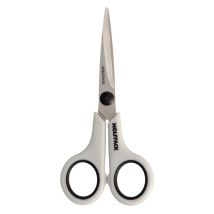 Forbici multiuso in acciaio inossidabile 5,5"/140 mm – Lame in acciaio inox – Manici in plastica con impugnatura morbida