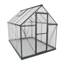 Canopia By Palram - Palram - Canopia Aluminium Gewächshaus Hybrid 68 Anthrazit 247x185x208 Cm