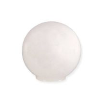 Abat-jour Boule Verre Opale 10 Cm Bouche 5cm