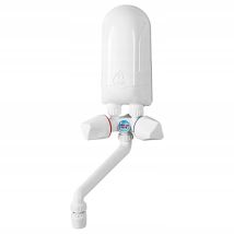 Scaldabagno Istantaneo Dafi Con Rubinetto Bianco, 5,5 Kw, Da Installare Sopra Il Lavello.