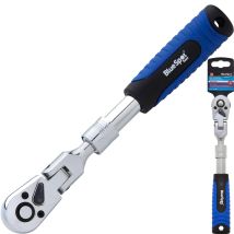 Bluespot - Socket Telescopic Flexible Ratchet Handle Quick Release 1/4' 250-350mm