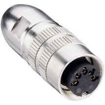 Lumberg Conector Din Plateado 8 Polos Ip68