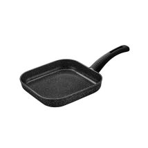 Grill Monix Cosmos 24x24 cm – Aluminio forjado con efecto piedra – Antiadherente Greblon – Mango ergonómico