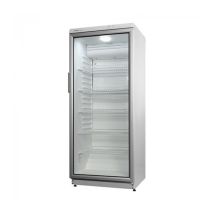 Réfrigérateur Professionnel 290l Avec Porte Vitrée Dégivrage Auto Ventilation Efficace - Exquisit