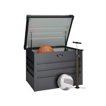 Hoggar - Arcon Metálico 277l - 72x61x63cm - Anticorrosión - Cierre Con Llave Incluida - Tapa Abatible