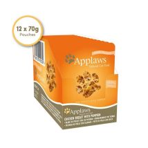 Applaws - Cat Pouch Chicken Breast And Pumpkin 70g - Pk 12 - 262811