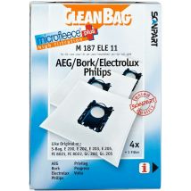 Bolsas de aspirador Cleanbag M 187 ELE 11 – 5 piezas – Compatible con Electrolux