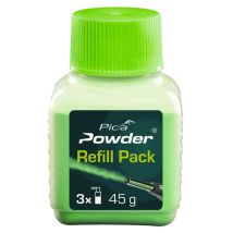 Pica Powder 45g Hole Marking Chalk Pen Refill Tub. X3 Pen Refills Pica2030 2030