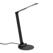 Briloner - Led Schreibtischlampe Bürolampe Schwenkbar Touch Cct Dimmbar Silber 6w