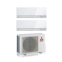 Dual Split Inverter Klimagerät Serie Kirigamine Zen White Msz-ef 12+15 Mit Mxz-3f54vf R-32 Wi-fi Integrated Farbe Weiß 12000+15000 - Mitsubishi 