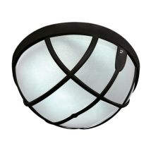 Luminaria Hermética Negra E27 15w Ip65 Aqua Opaca Negra Ideus 02632