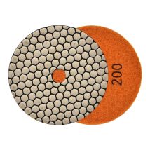 Polierscheibe Zum Trockenschleifen Von Steinzeug 125 Mm Gr200 (25/250)