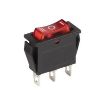 Interruptor Basculante De 3 Posiciones On-off-on Rojo