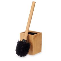 Scopino Per Wc In Bambù, Per La Pulizia Del Wc. Scatola Portaoggetti