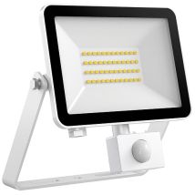 Dotlux 4000k Weiß Led-strahler Floorslim-sensor, 30w, Mit Bewegungsmelder Pir - 3450 Lm