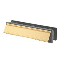 Yale - Locks Letter Plate Gold (visi-packed) 300mm (12in) Yallp440634c