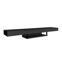 Lowboard Tv-schrank Fernsehtisch Hängend Tv Möbel Tv-ständer Schwarz Modell Renzo 150x30x22cm