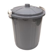 Bidone con coperchio e maniglie robuste – 10L – Giardino e piscine – MHOME