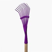 Rastrillo de hojas para césped 76 cm – Juguete para niños – Color morado