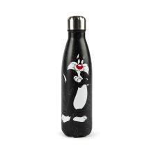 Excelsa Sylvester Bottiglia Termica, 50 Cl., Nera, Acciao Inox