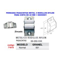Teicocil - Persiana Pasacintas Metal Con 2 Rodillos De Nylon 2206050001