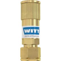 Witt - Schlauchkupplung Sk 100-3 Brenngas G 3/8′′ Lh Mg Körper