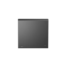 Trägheitsheizkörper Aus Grauem Stein - Caldera Ii - 1000 W - 61 X 61,2 X 12,3 Cm - Programmierbar - Fenster- Und Anwesenheitserkennung Noirot