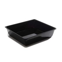 Plateau En Plexiglas Gastronorme Gn 2/3 354x325x80mm Noir - Matériel Chr Pro