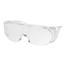 Holex 096812 Clear Sovraocchiali Protettivi In Policarbonato Con Protezione Uv E Laterale Normativa En 166 En 170 Colore Trasparente