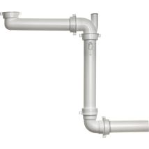 Reginox Raumspar-Siphon Panama 40 mm – Kunststoff – Durchmesser 40 mm – Gewinde 6/4 Zoll
