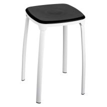 Biacchi Gianfranco - Taburete De Baño Con Asiento Gris Paloma