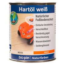 Biopin - Huile Dure Teintée Blanche Pour Hydrofuger Bois Intérieur 0,75l Soit 10m²