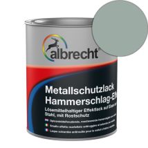 Albrecht - Metallschutzlack Hammerschlag-effekt 750 Ml Aluminium Lack Schutzlack