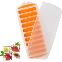 Mowze - Pack Silicone Ice Cube Tray Silicone Ice Cube Tray With Lid, Easy Unmold Silicone Ice Tray For Whiskey, Cocktails, Ice Cream, Fruits, Drinks