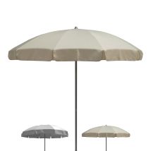 Sombrilla De Jardín Terraza Balcón Exterior Ø240cm Novara 114 - Beige