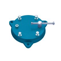 Heuer Drehteller 140 mm – 360° drehbar – Stahlgeschmiedet – Pulverbeschichtet – Zubehör für Schraubstöcke