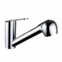 Miscelatore Lavabo Clever In Ottone Con Bocca Orizzontale Estraibile A 2 Funzioni - 61488