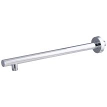 Eurosanit – Bras de douche rond – Finition chromée – Longueur, Type d'installation, Hauteur, Largeur