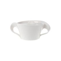 Villeroy & Boch – New Wave 260ml Sugar/Jam Pot – Premium Porcelain – Microwave Safe – Dishwasher Safe