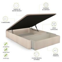 Canapé Luxury Max 3d Artic 135x190 - Artic