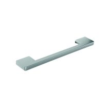 Poignée de meuble – Entraxe 64/96 mm – Plastique gris – Dimensions 86x10/122x9 mm – Poliplast