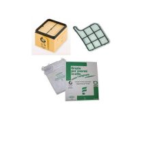 Kit 6 Sacchetti, 1 Griglia Protezione Motore E 1 Filtro Igienico Per Vorwerk Folletto Mod. 135-136 Originali